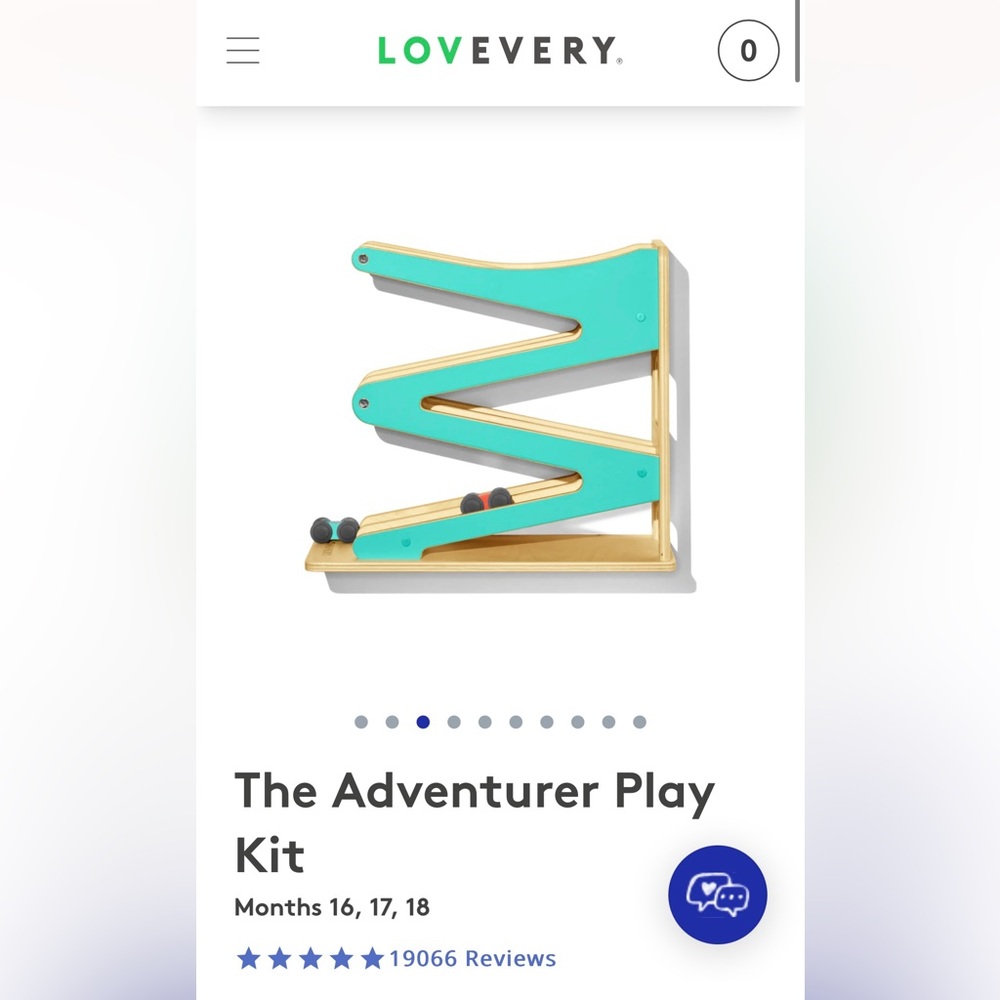 Lovevery The Adventurer Play Kit - Teal and Natural Wood